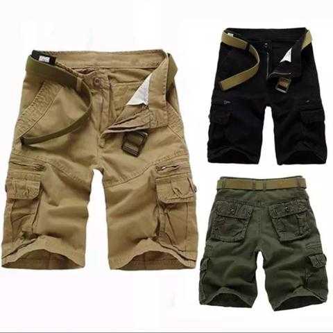 six pocket cargo half pants