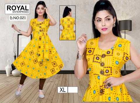 umbrella frock kurti