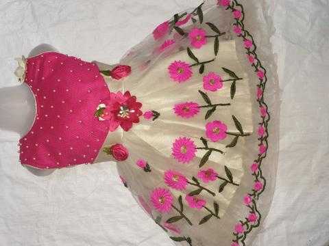 barbie net frock