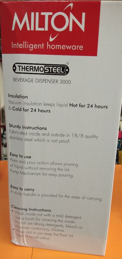 milton thermosteel flask 3000ml