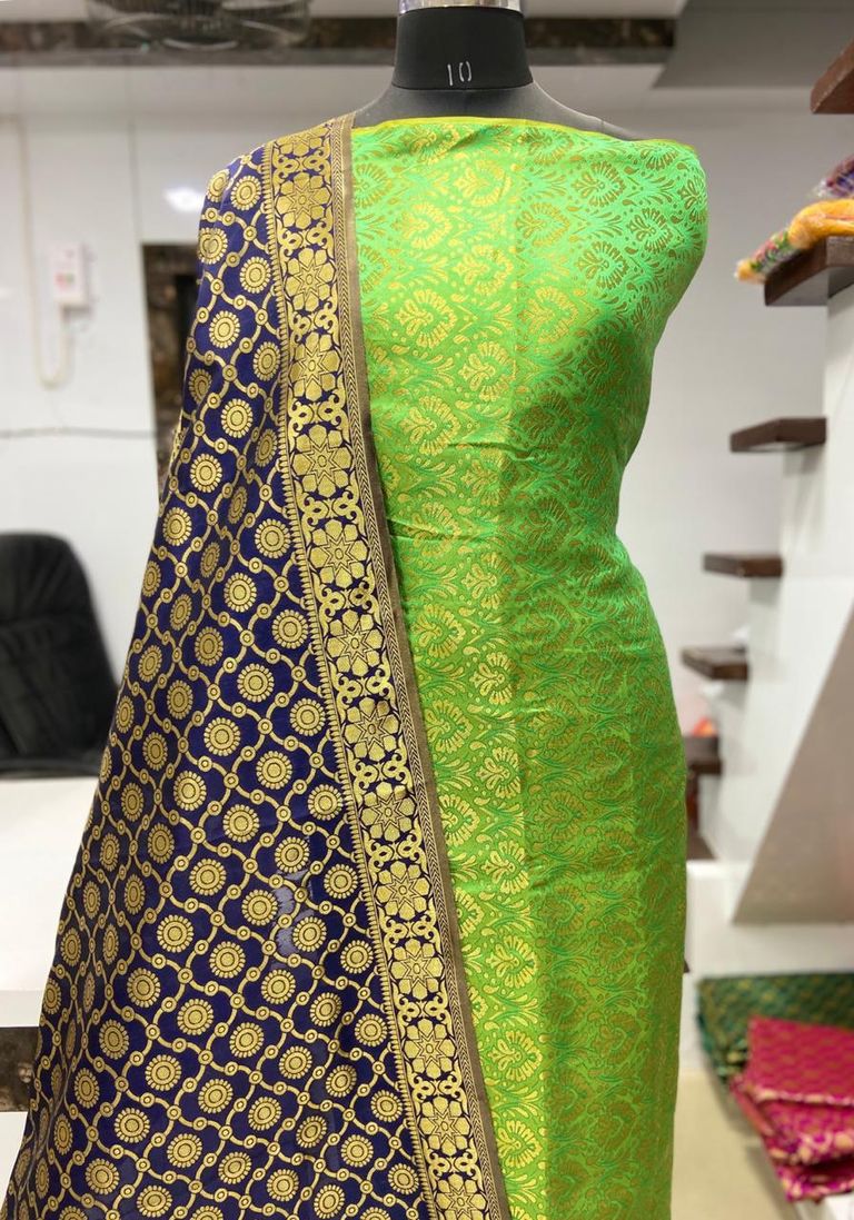 Star Enterprise Attractive Banarasi Silk Suit For Women Udaan B2b Buying For Retailers