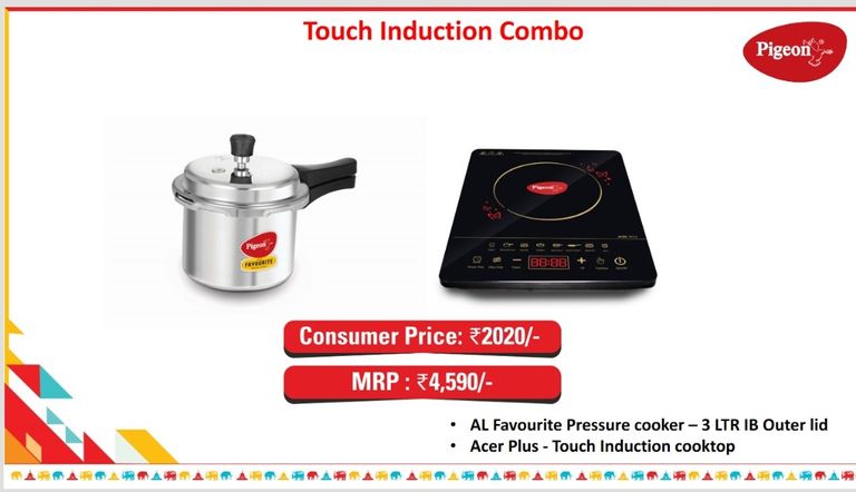 Pigeon New Year 2020 Combi Touch Induction Outerlid Combo